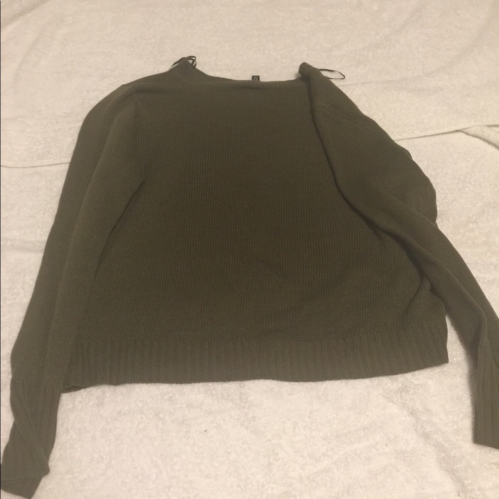 Olive green sweater